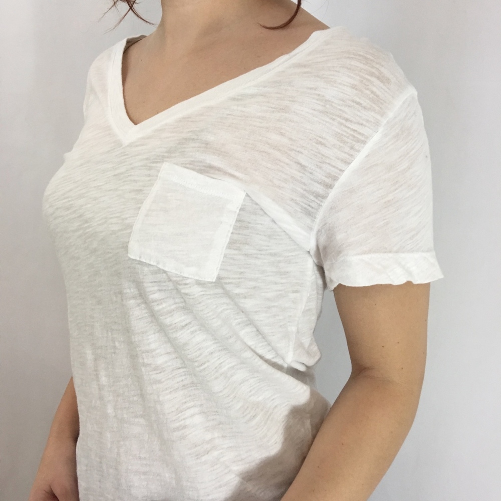 Basic White Short Sleeve Tee - Picture 6 of 8